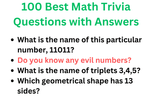 math trivia questions