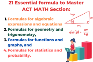 ACT MATH SECTION : 21 essential formula you need to know
