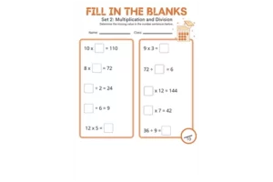 Multiplication and Division Math Worksheets: A Great Way to Practice Your Skills