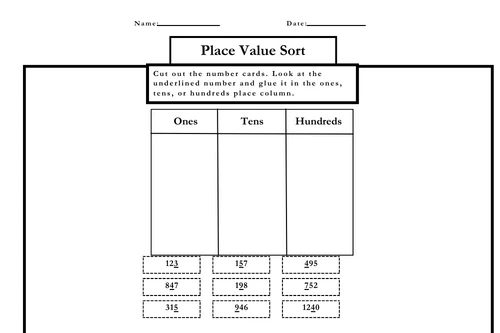Place Value Changing