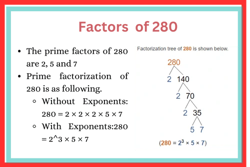factors of 280
